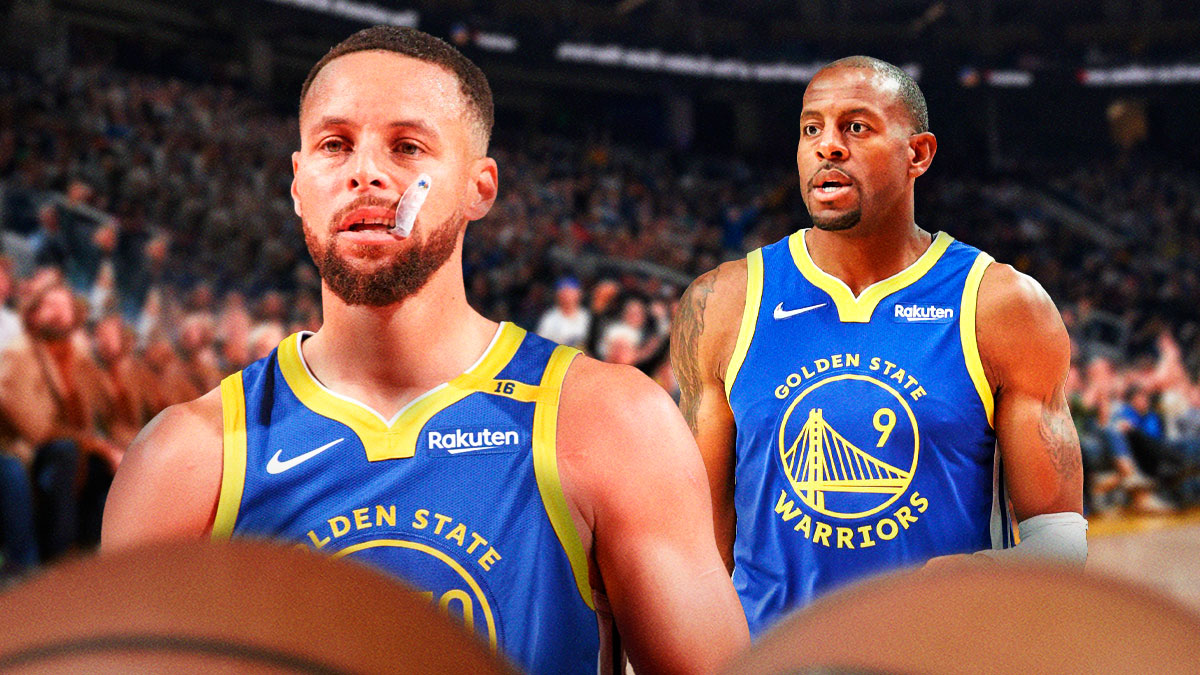 Andre Iguodala and Stephen Curry.
