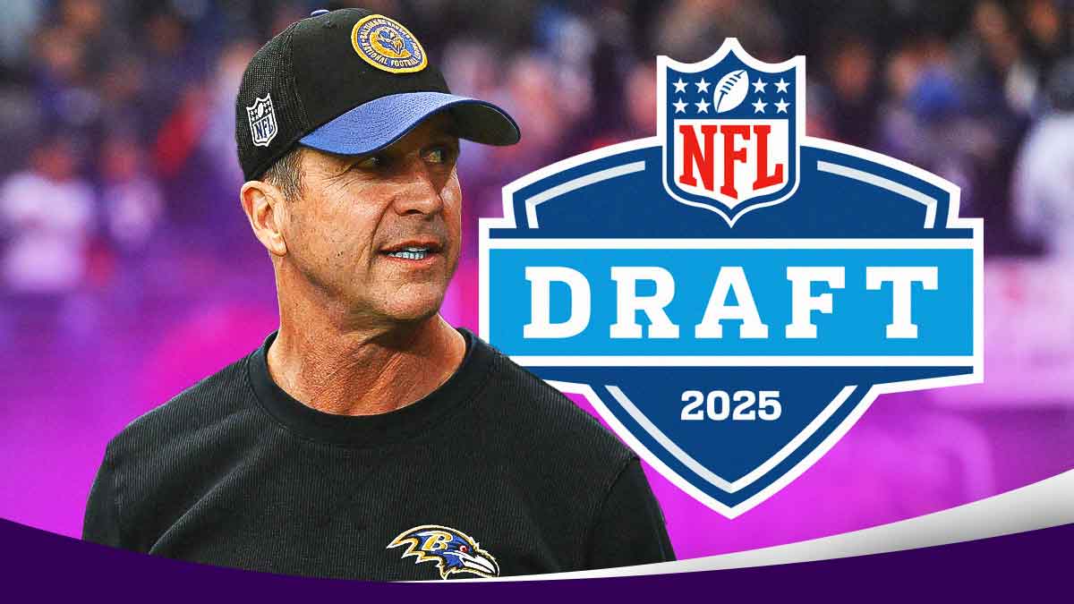 Ravens head coach John Harbaugh now has the 2025 NFL Draft to turn to.