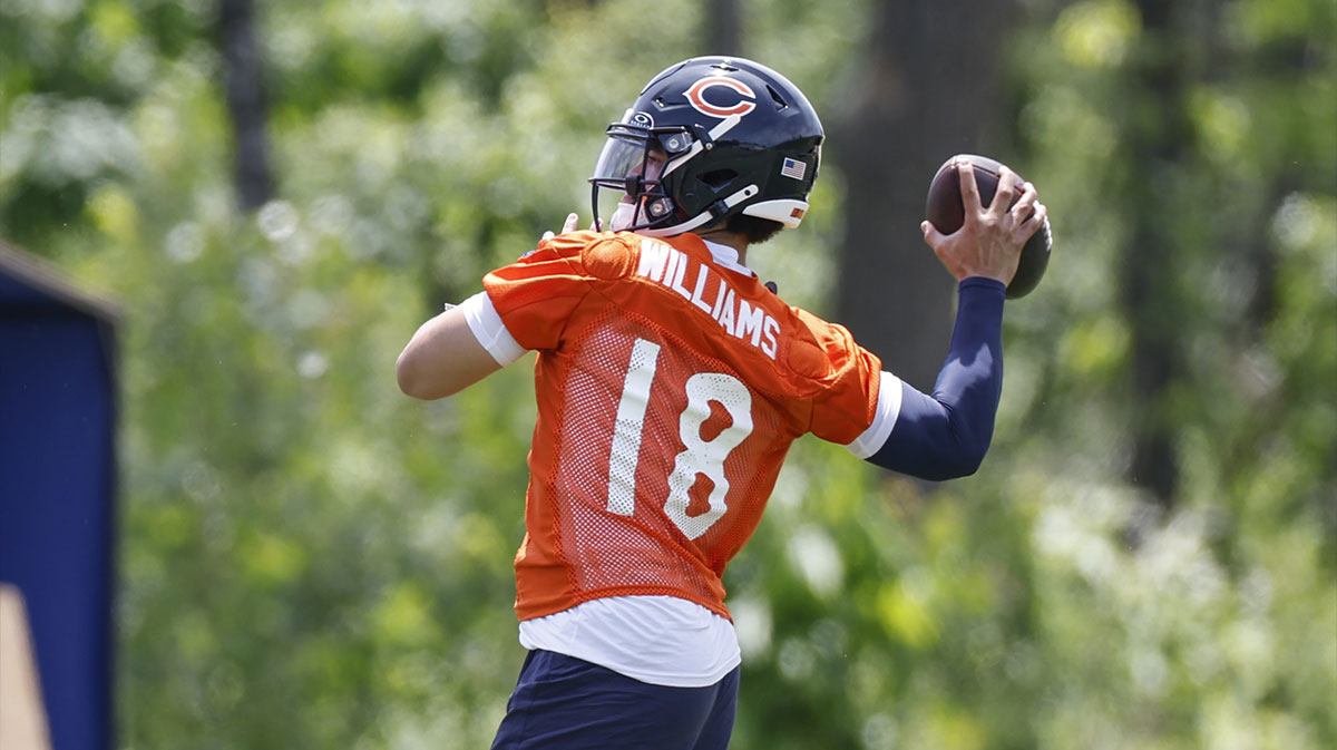 Bears’ Ben Johnson breaks down Caleb Williams’ growth, offensive reset