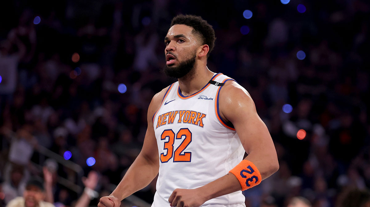 Karl-Anthony Towns’ heartfelt reaction to Knicks fans’ loud cheers at Yankees-Mets