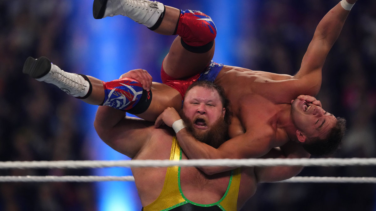 WWE’s Chad Gable falls on his head in scary RAW moment