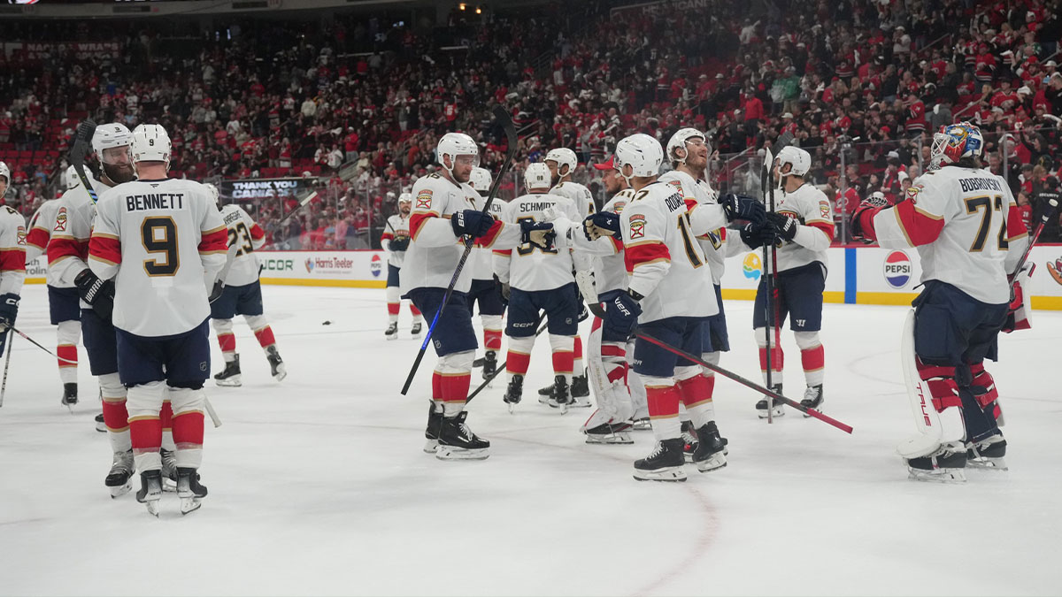 Panthers powerful Matthew, Johnny Gaudreau gesture before Stanley Cup Finals