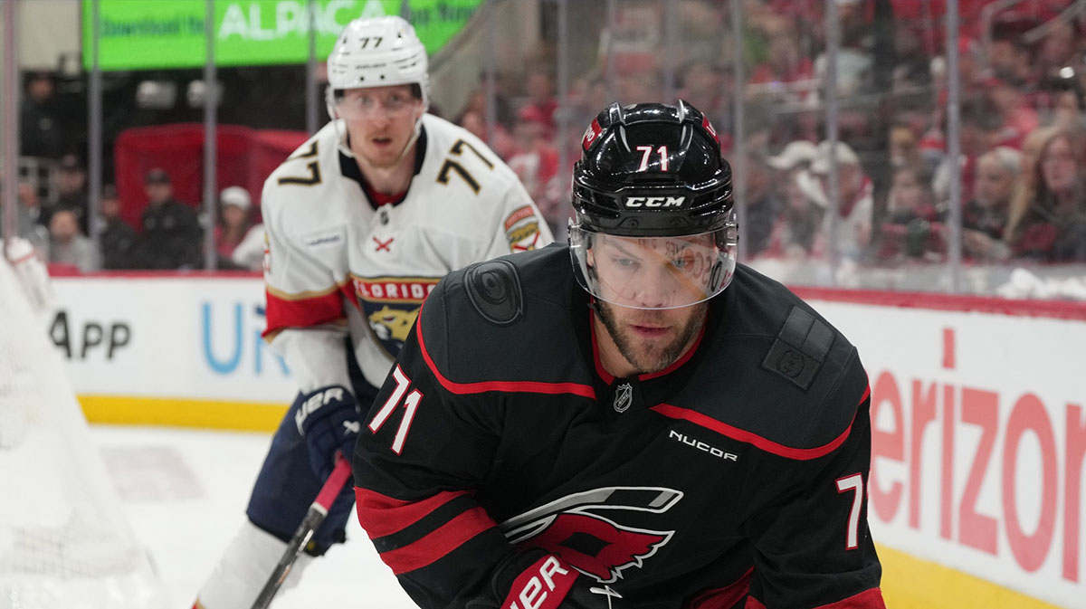 Taylor Hall sends reminder to Hurricanes about Panthers