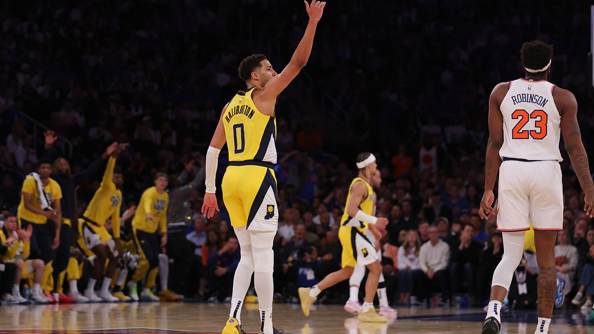 Tyrese Haliburton circus shot sends Game 1 into OT, Pacers win