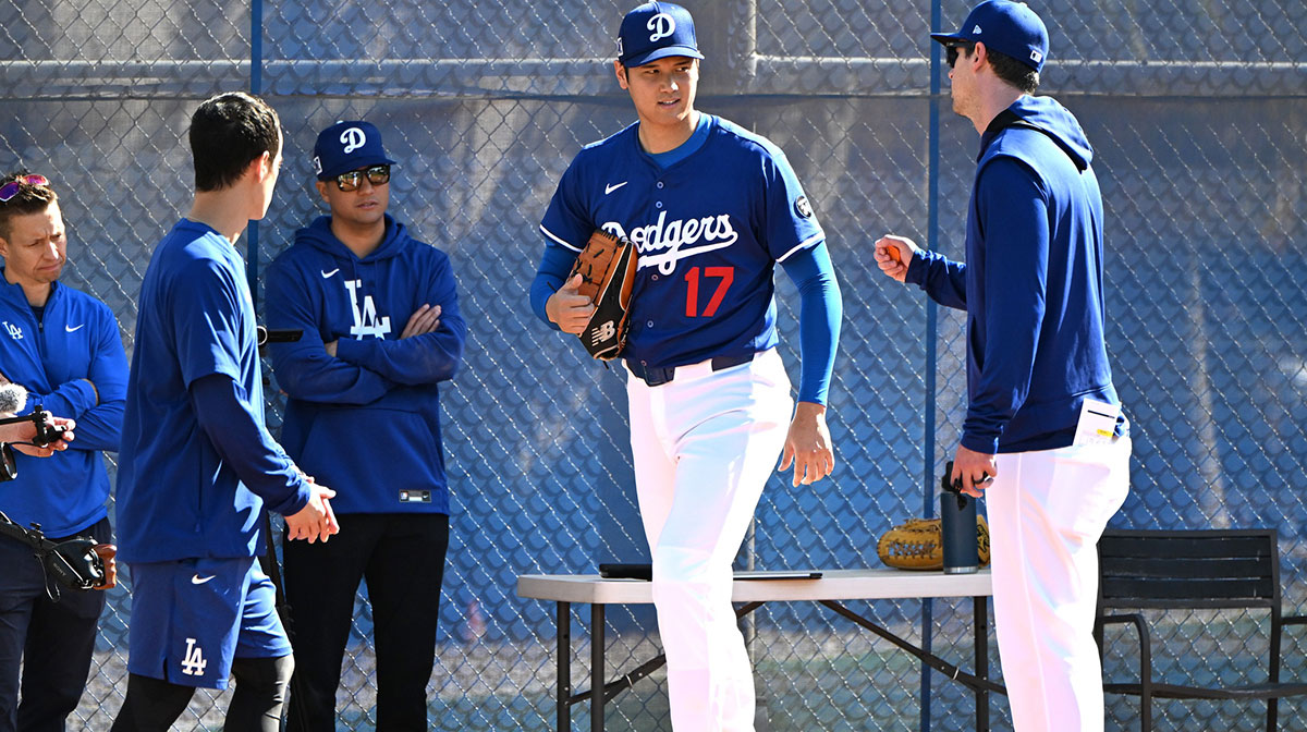 Watch Shohei Ohtani’s first pitch in Dodgers uniform vs. Padres