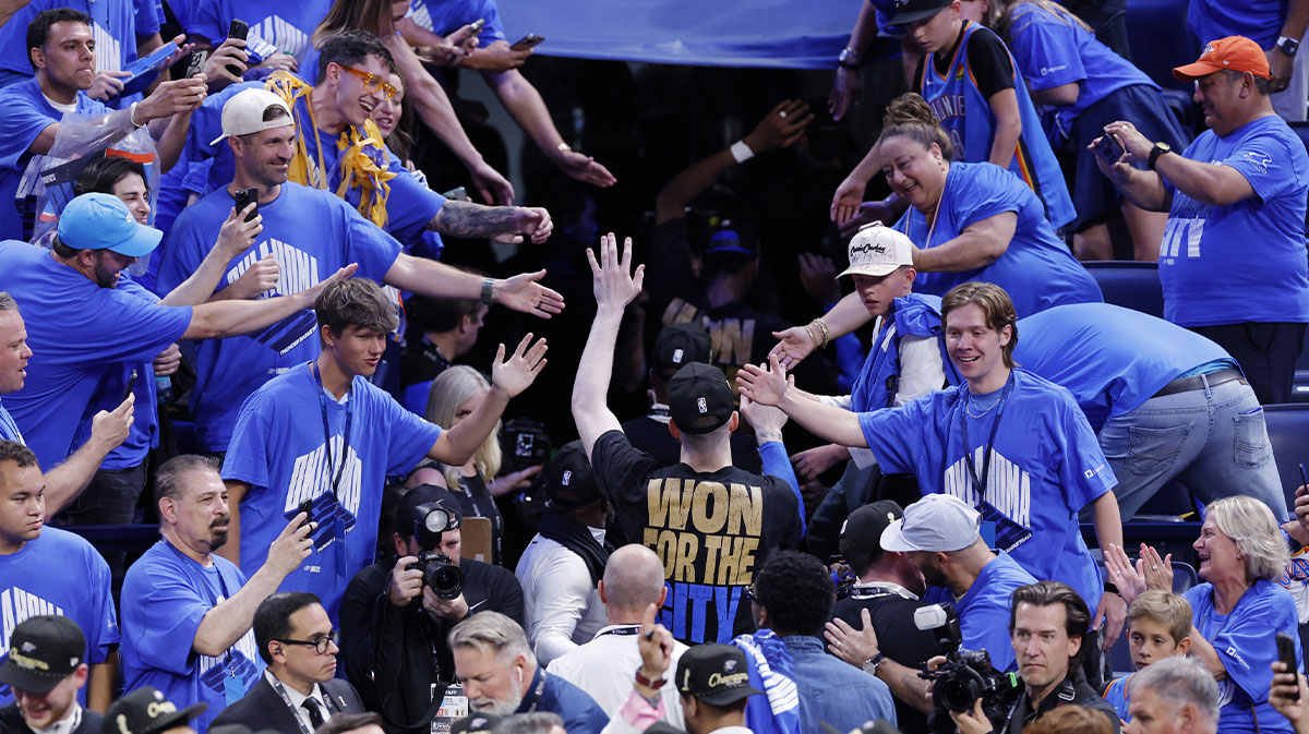 Thunder fans’ celebration halted by police with arrest threats after nearby shooting